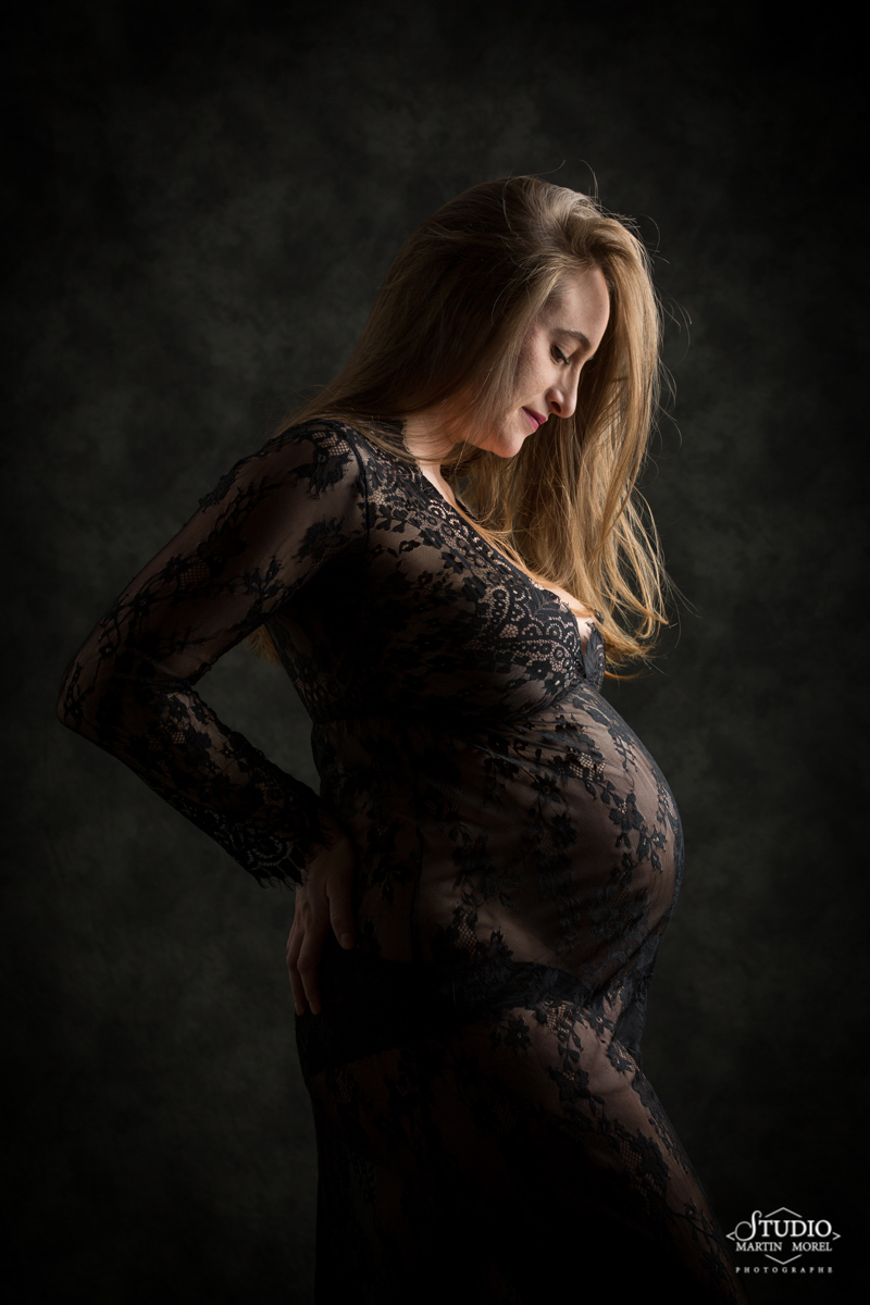 femme enceinte photographe de grossesse Studio Martin Morel