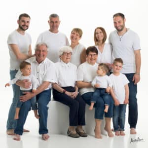 Séance photo pour une famille Multigénérationnelle