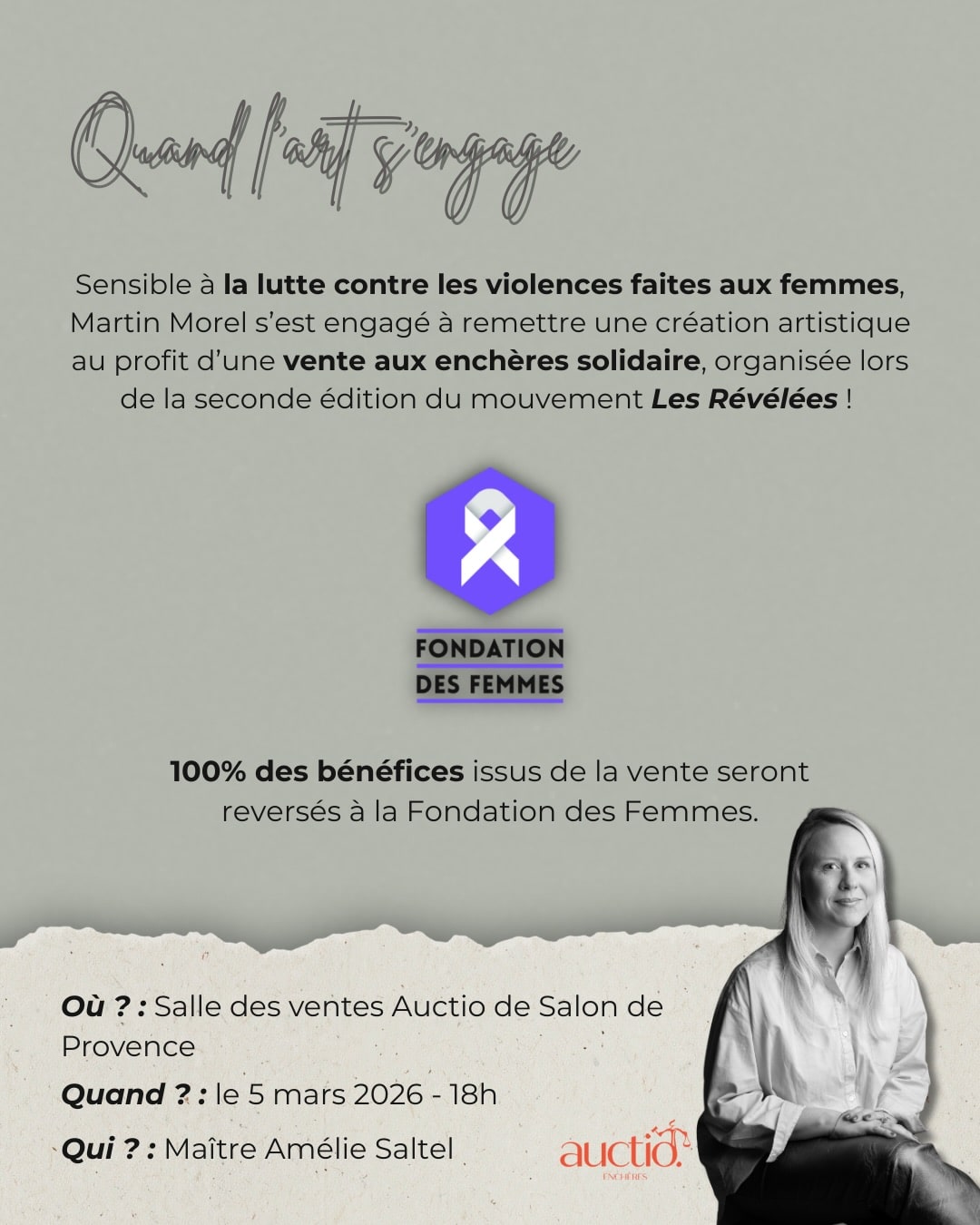 Le photographe Martin Morel s'engage et soutient le projet "les révélées"