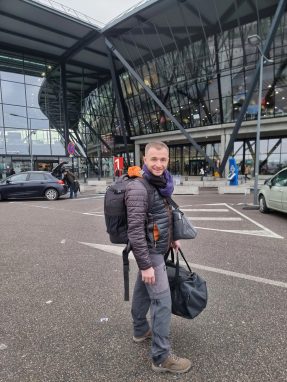 Martin Morel départ safari photo aéroport Lyon LYS