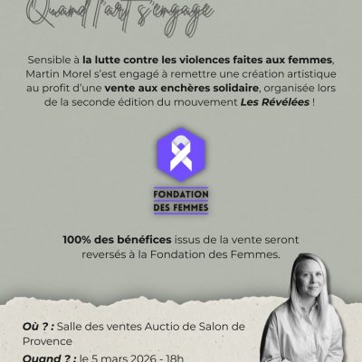 Le photographe Martin Morel s'engage et soutient le projet "les révélées"